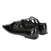 TOP 3 SHOES BAILARINA 3 HEBILLAS CHAROL SA24672 NEGRO