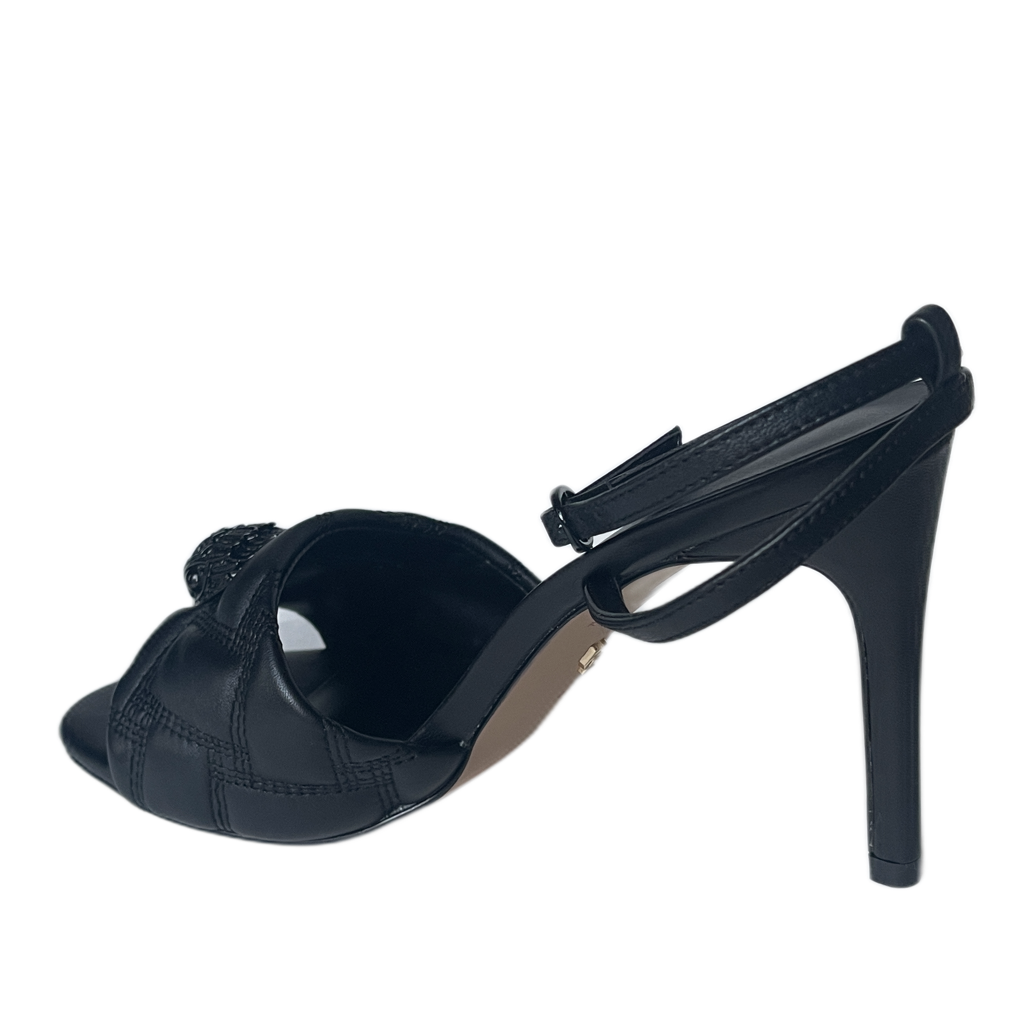 KURT GEIGER 225-KENSINGTON SANDAL-BLACK-LEATHER 8489900109