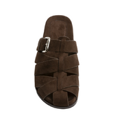 Corina sandalia plana M6412 Café  -53386