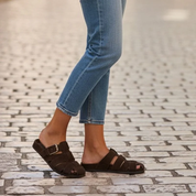 Corina sandalia plana M6412 Café  -53386