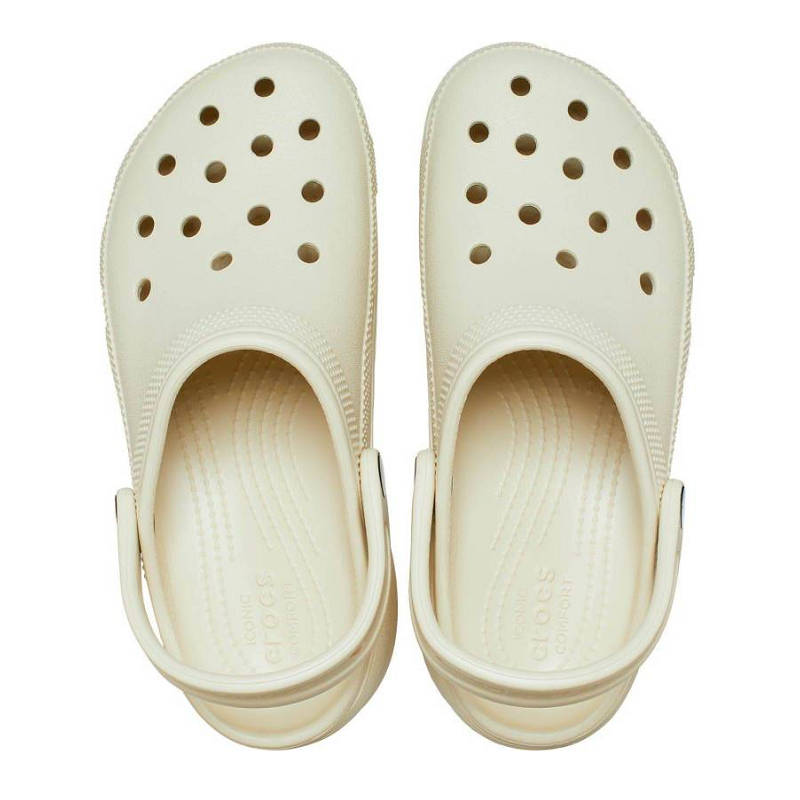Crocs Classic Platform Clog W 206750 Beige -51307