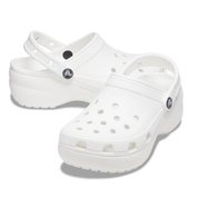 Classic platform clog w BLANC CRO|206750|100B