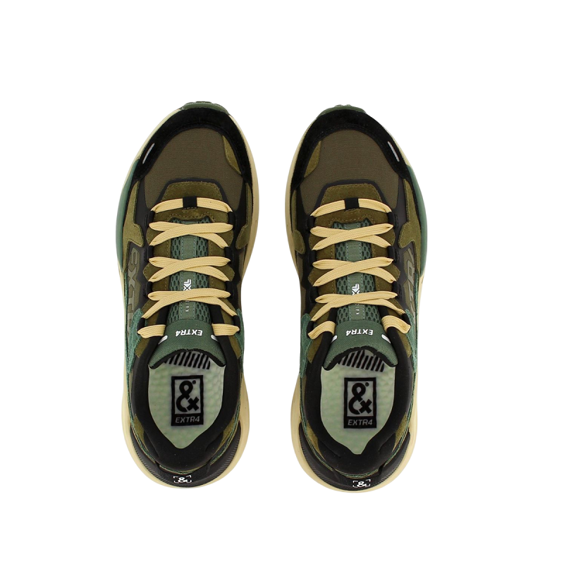 EXTR4 T.TECNICO/SUEDE 8701744 BOC-VERDE/FANGO -51958