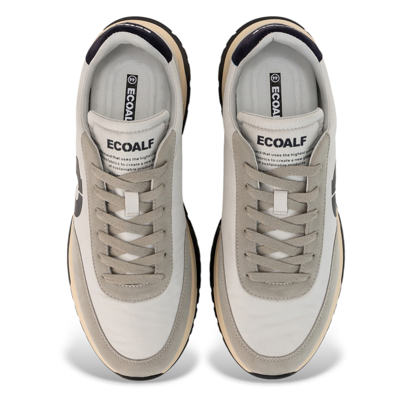 Ecoalf Venturaalf Sneakers Hombre MCMSHSNVENTU0467 Blanco roto/Negro -50815