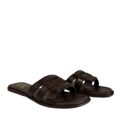 ITSE SANDALIA PLANA VIRGI MARRÓN -53038