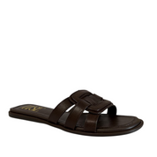 ITSE SANDALIA PLANA VIRGI MARRÓN -53038