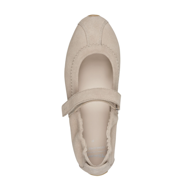TAMARIS WOMS BALLERINA 1-22145-46 BEIGE -52703