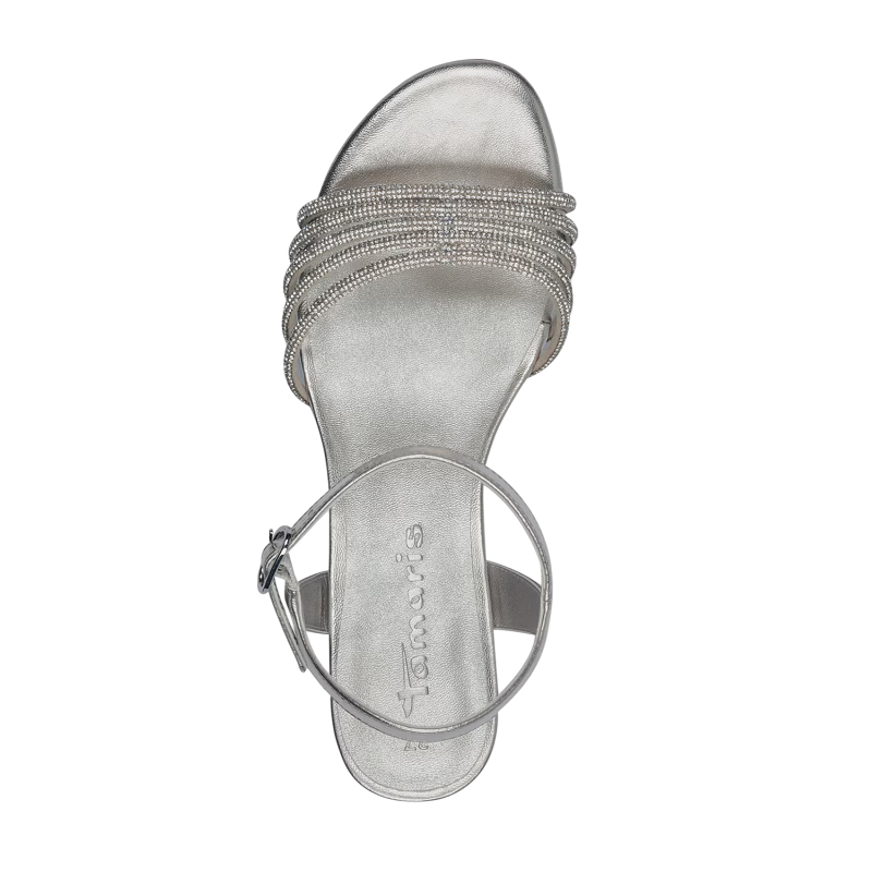 Tamaris Women Sandals 1-28248-44 PLATEADO -52707