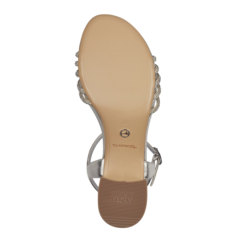 Tamaris Women Sandals 1-28248-44 PLATEADO -52707
