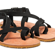 Waals sandalia barefoot hancrafted Natur I muj 70 black  -53498