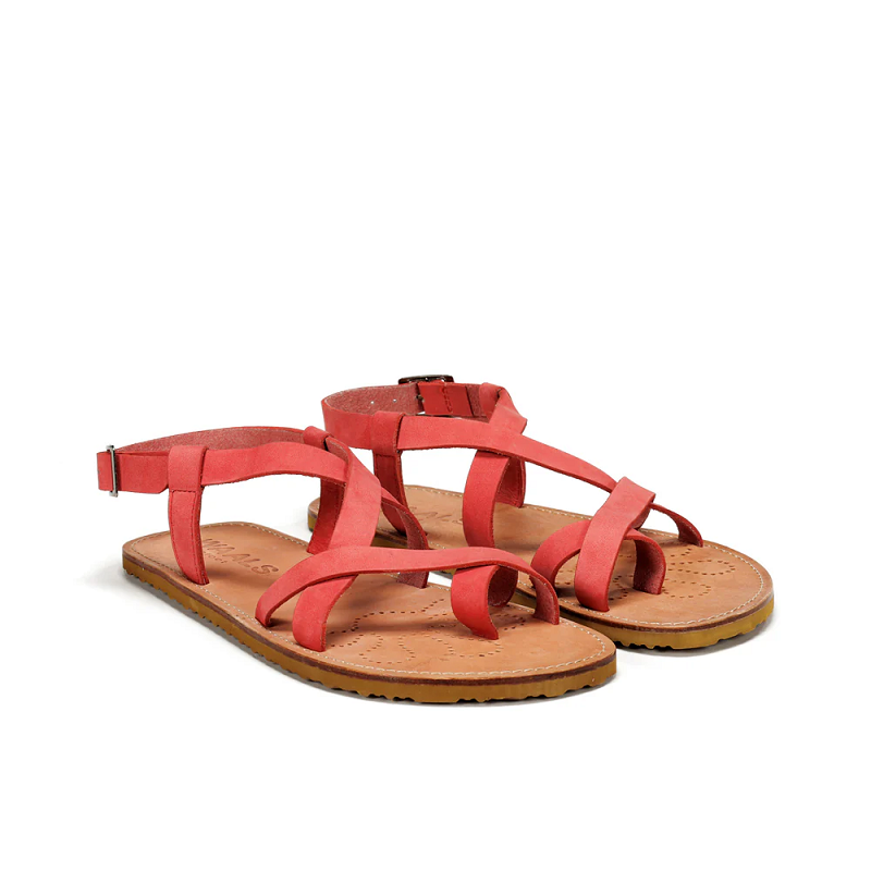 Waals sandalia barefoot hancrafted Natur I muj 70 Coral  -53496