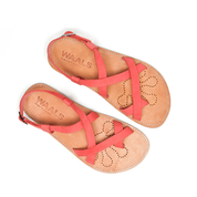Waals sandalia barefoot hancrafted Natur I muj 70 Coral  -53496