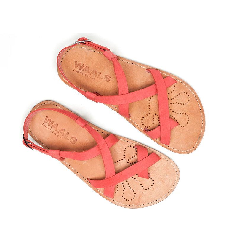 Waals sandalia barefoot hancrafted Natur I muj 70 Coral  -53496