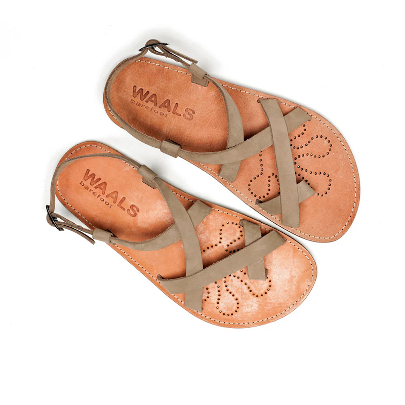Waals barefoot hancrafted Natur I muj 70 Taupe  -53499