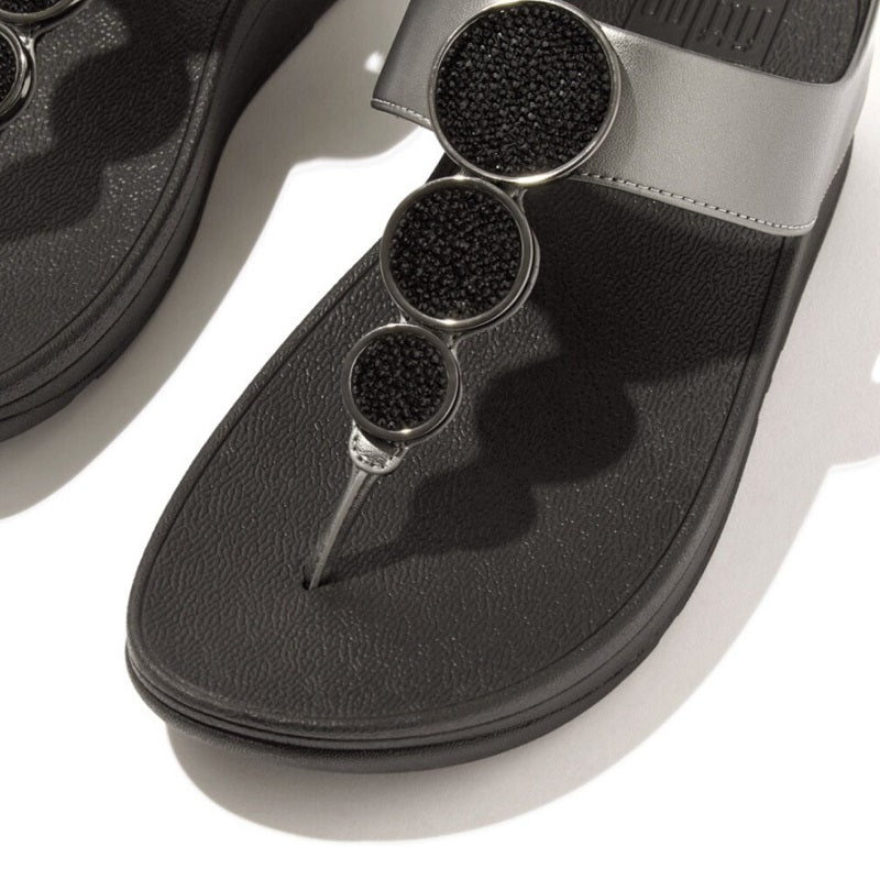 Fitflop W Halo bead-circle  HJ1-B06 PLATA -51326